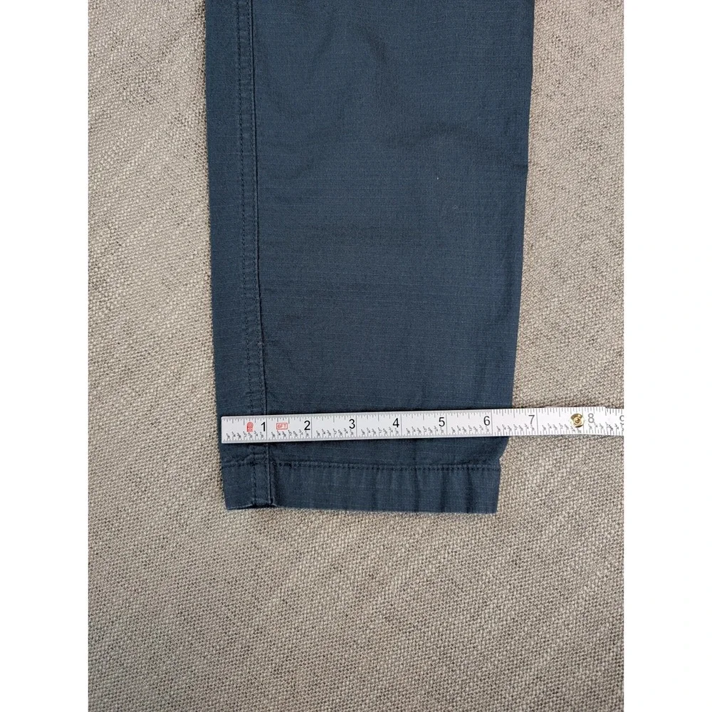 Vuori Pants Mens Blue Ripstop Climber Stretch Drawstring Utility Hike - Approx L